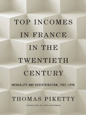 cover image of Top Incomes in France in the Twentieth Century